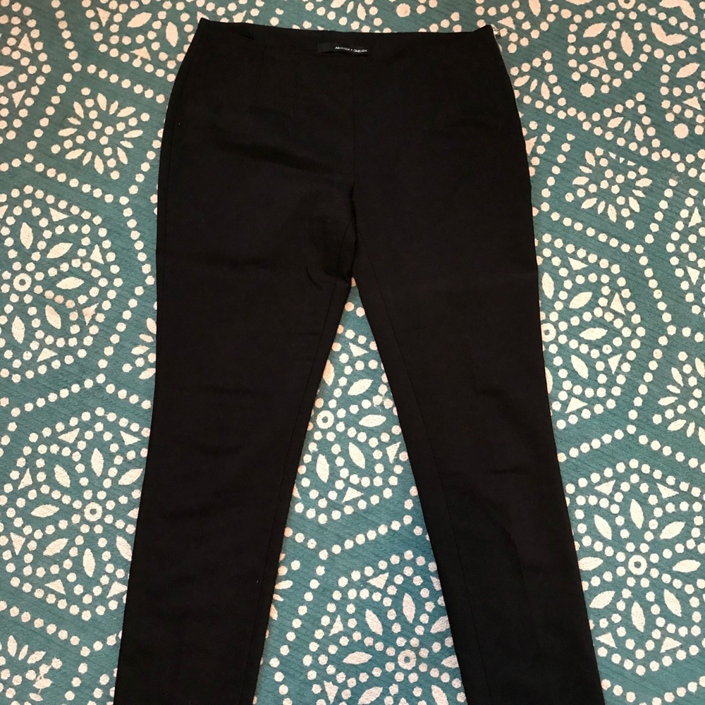 Black Slim Dress Pants